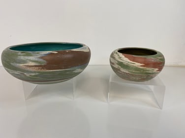 Pair Pinto Pottery Colorado Niloak interest