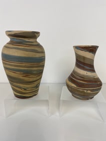 Pair of Niloak Pottery Vases