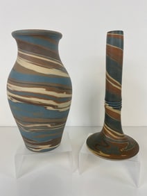 Pair of Niloak Pottery