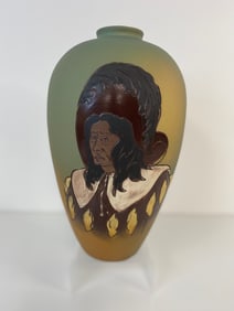 Weller Pottery Dickensware Vase