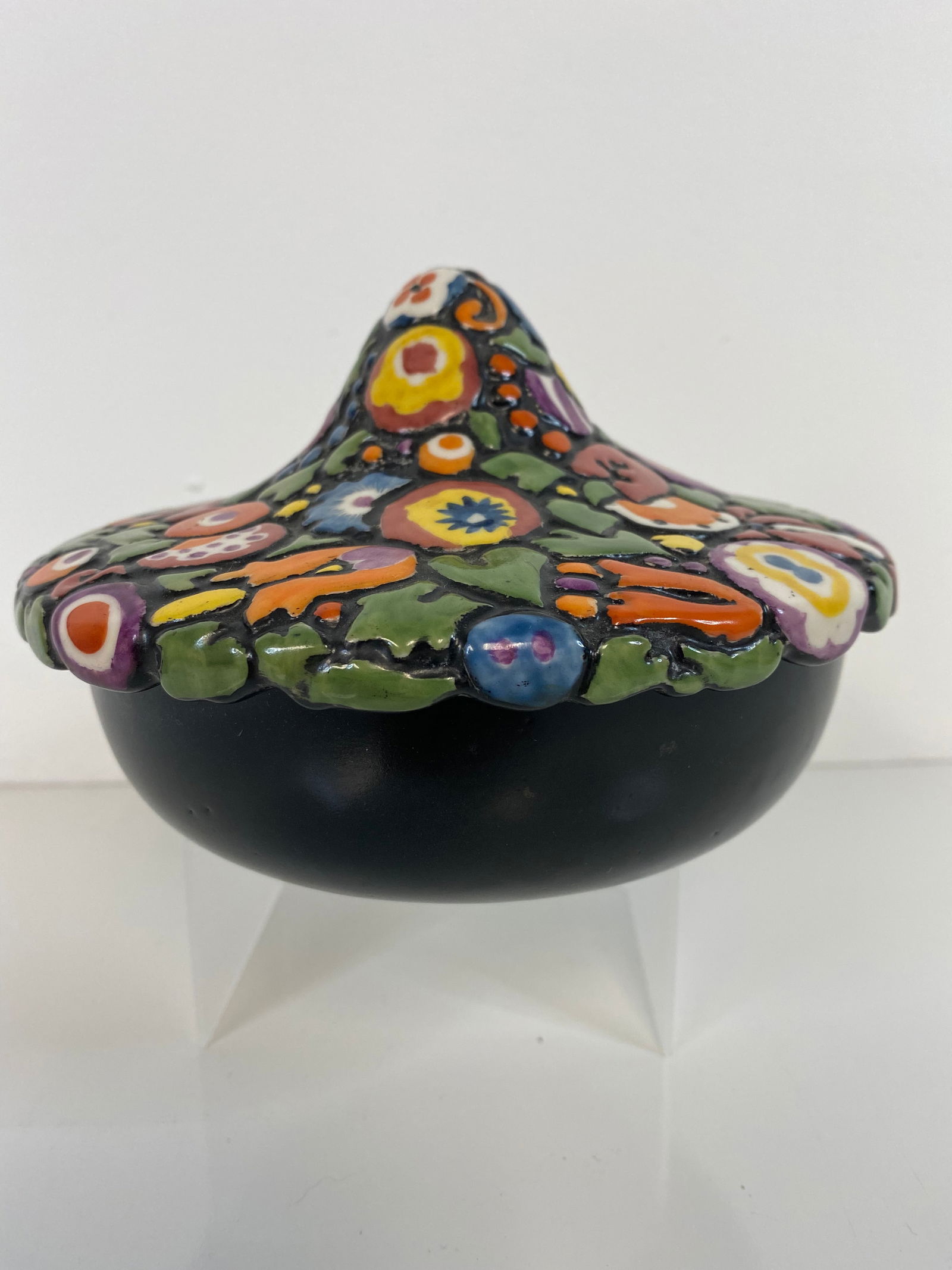 Fulper Pottery Lidded Box (1 of 4)