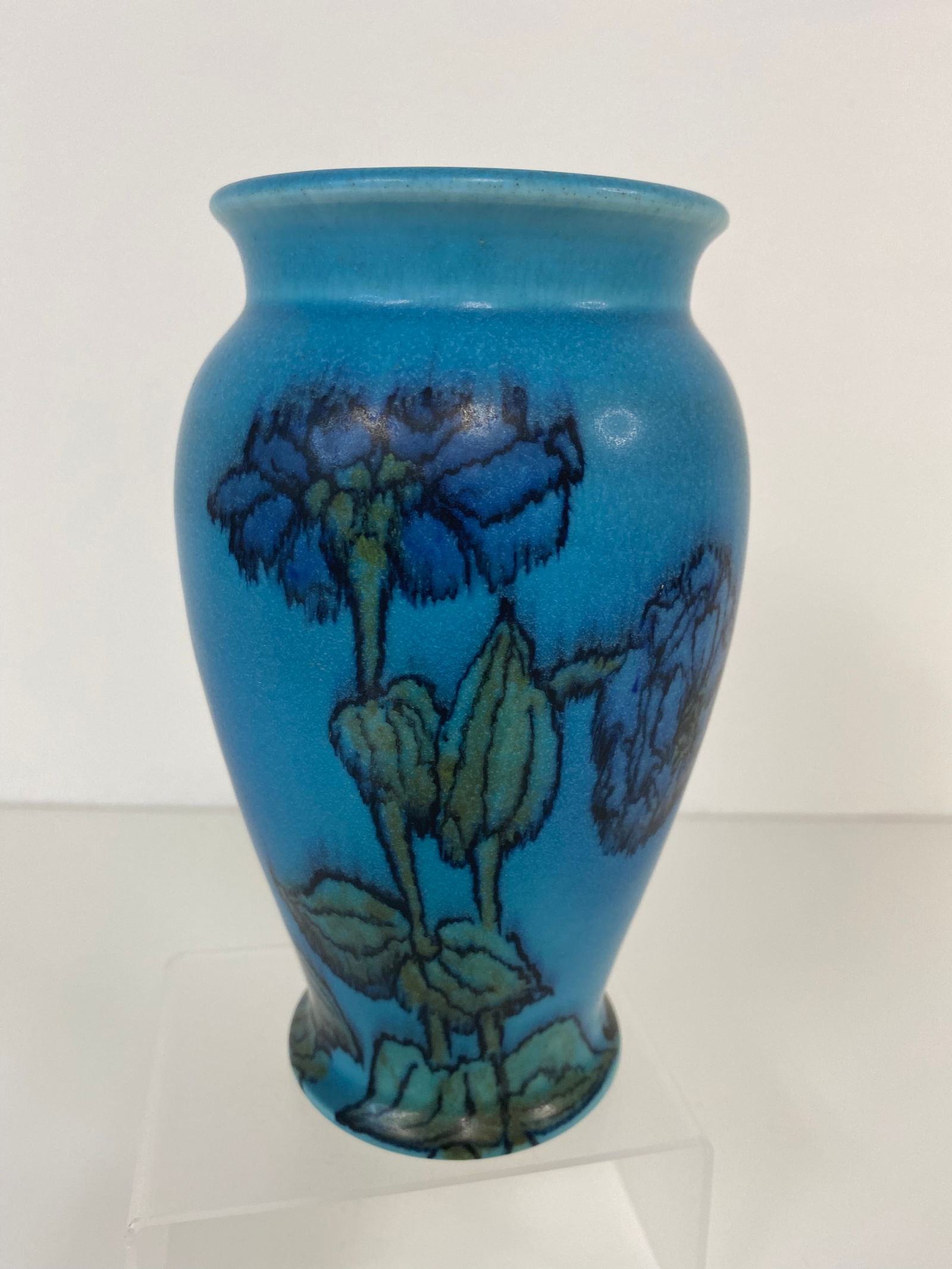 Rookwood Pottery Vase: made in 1914 by Elizabeth Barrett. Very nicely executed vellum vase measure 6 1/2" tall and is uncrazed