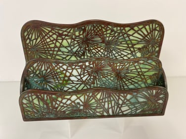 Tiffany Studios Pine Needle Letter Holder