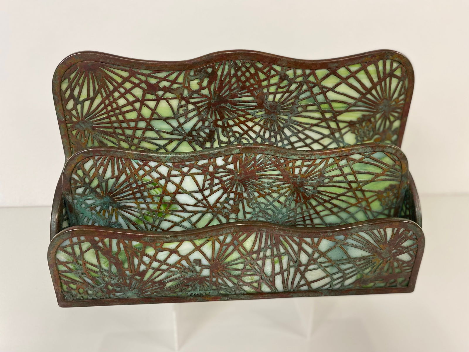 Tiffany Studios Pine Needle Letter Holder (1 of 4)