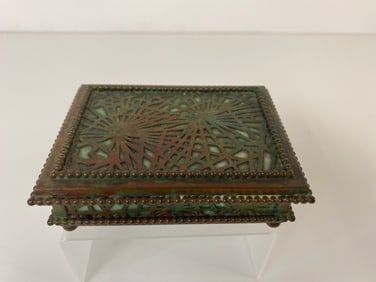 Tiffany Studios Pine Needle Box #800