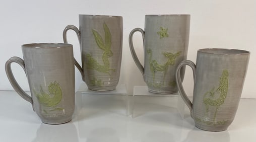 Scheier Pottery Mug Set