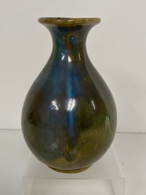 Shearwater Pottery multi colored vase