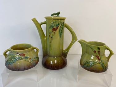 Roseville Pottery Wincraft tea set
