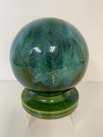 Brush McCoy art deco ball lamp base