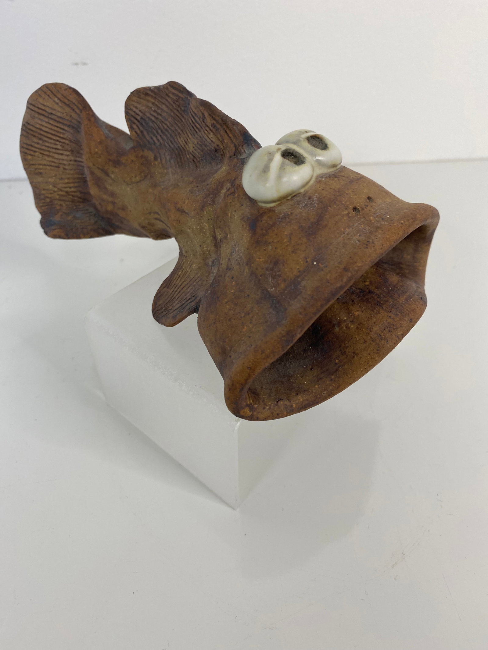 Studio Google eyed Fish Figure: I researched this piece and found the company but now cant remember lol, Interesting piece at 7" long