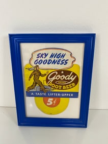Goody Brand Rootbeer 5 Cent Bottle Display