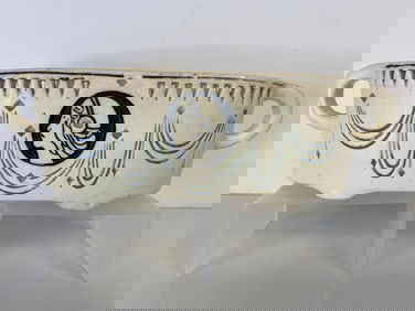 Weller pottery Medallion 2 handled centerpiece