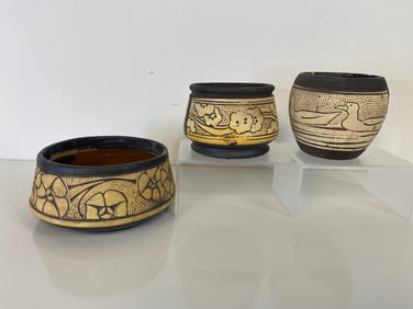 3 Pieces Weller Burntwood