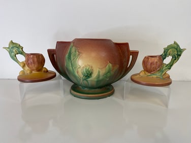 Roseville Pottery Thornapple set