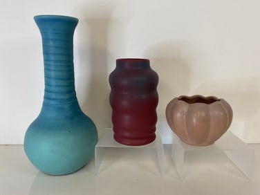 3 Van Briggle Pottery