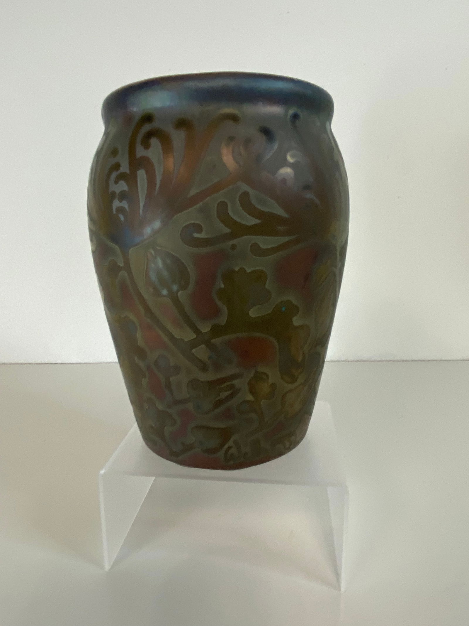 Weller Pottery Sicard: 6" tall Weller Sicard signed on the side