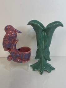 2 Haeger Pottery Vases