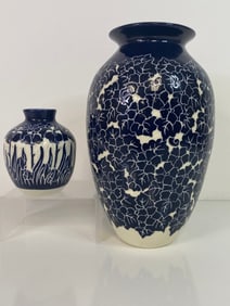 Pair Ken Tracy Pottery vases