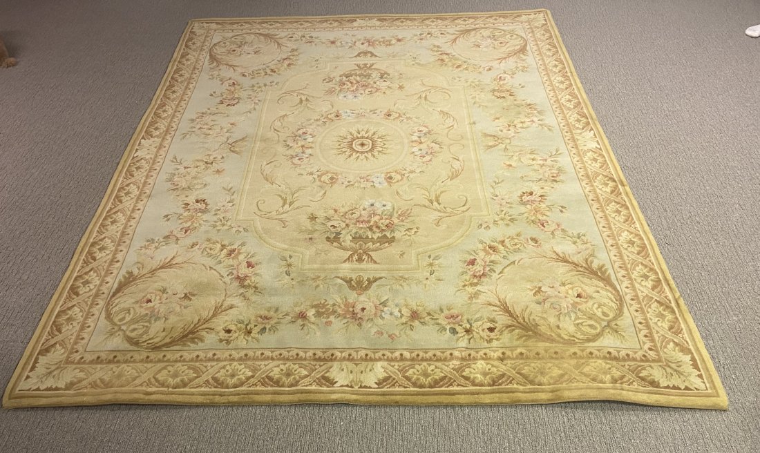 Modern Aubusson Savonnerie Style Rug (1 of 7)