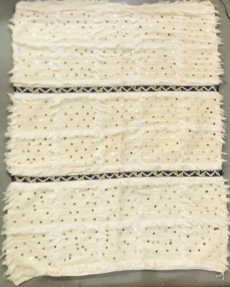 Moroccan Wedding Blanket with zig-zag (1 of 4)