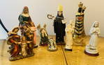 Religious figurines, Set of 8