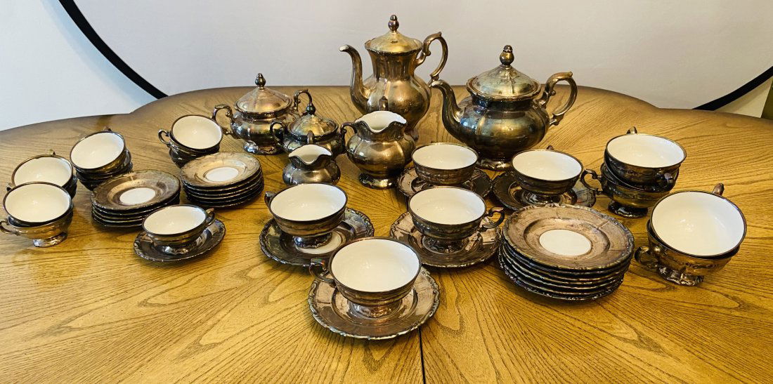 Bavaria silvered Tea Set (1 of 5)
