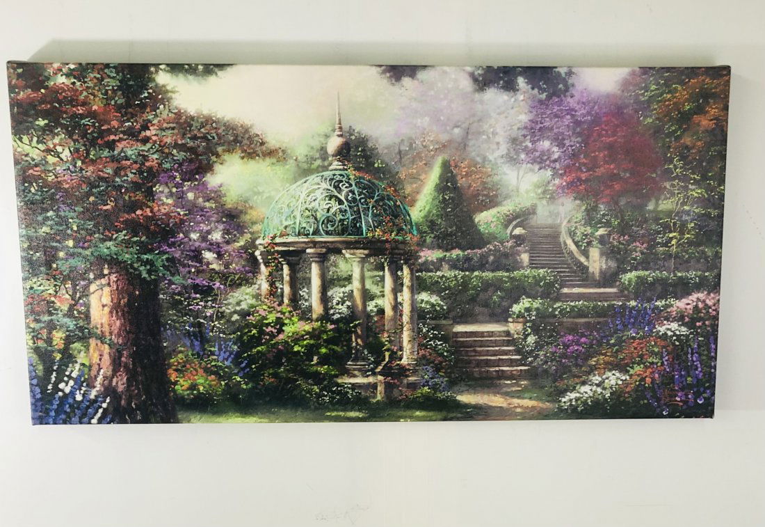 Thomas Kinkade Landscape  Print on Canvas (1 of 7)