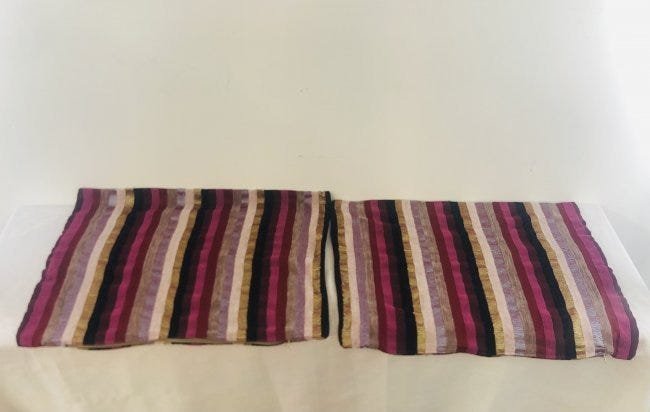 Cacti Silk Pillow Cases, a Pair (1 of 2)