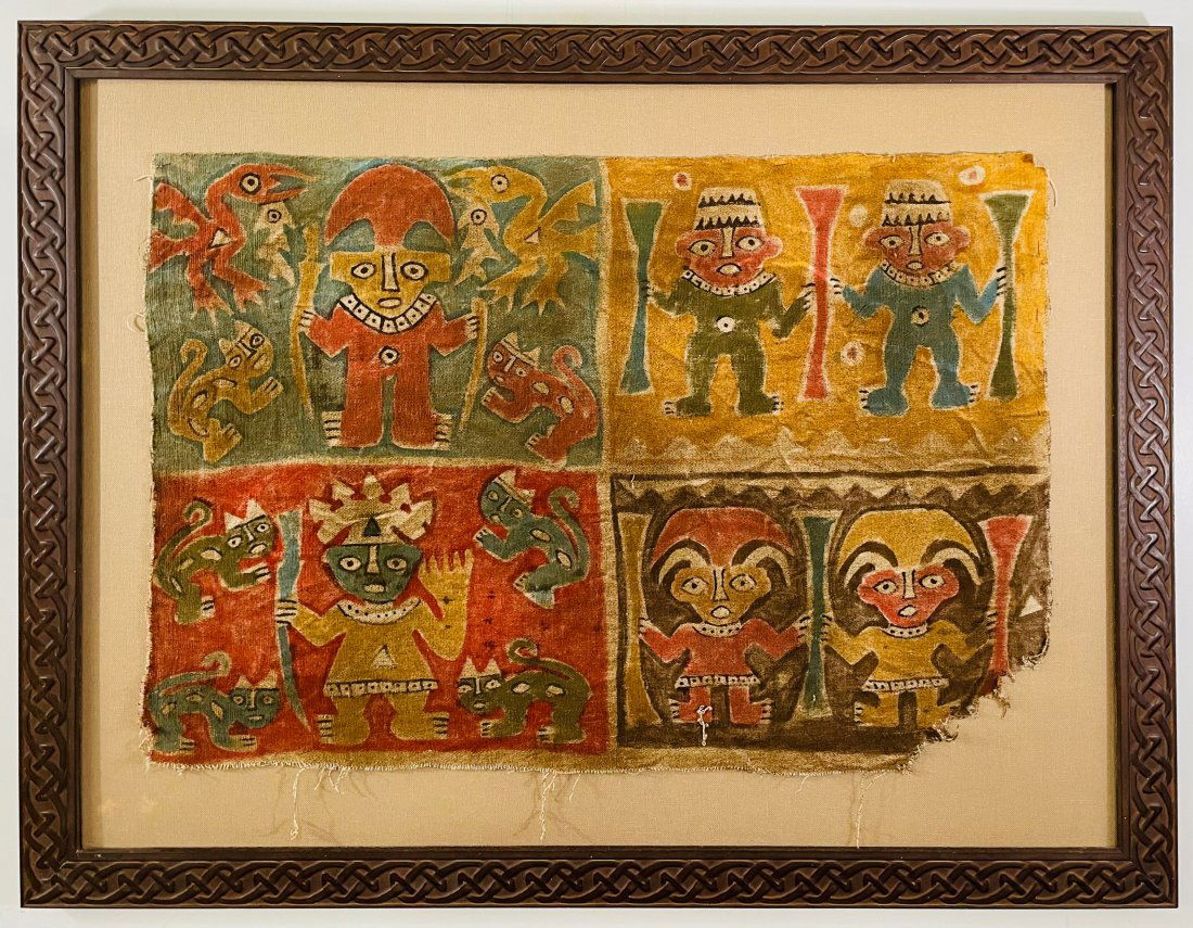 Framed Preuvian Tapestry (1 of 9)