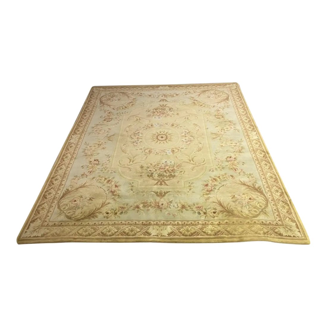 Modern Aubusson Savonnerie Style Rug (1 of 7)