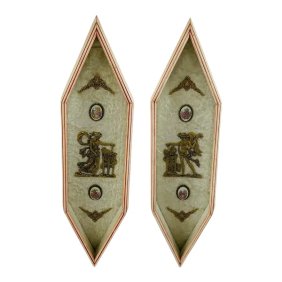 Italian Renaissance Style Wall Decorative Plaque, a Pair