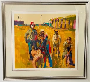 Nicola Simbari " La Famille du Cirque" Serigraph or Print, Signed and Numbered 1979