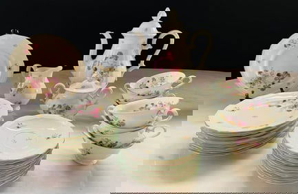 Rosenthal Germany Continental Chippendale 1930's Coffee Set, 29 Piece