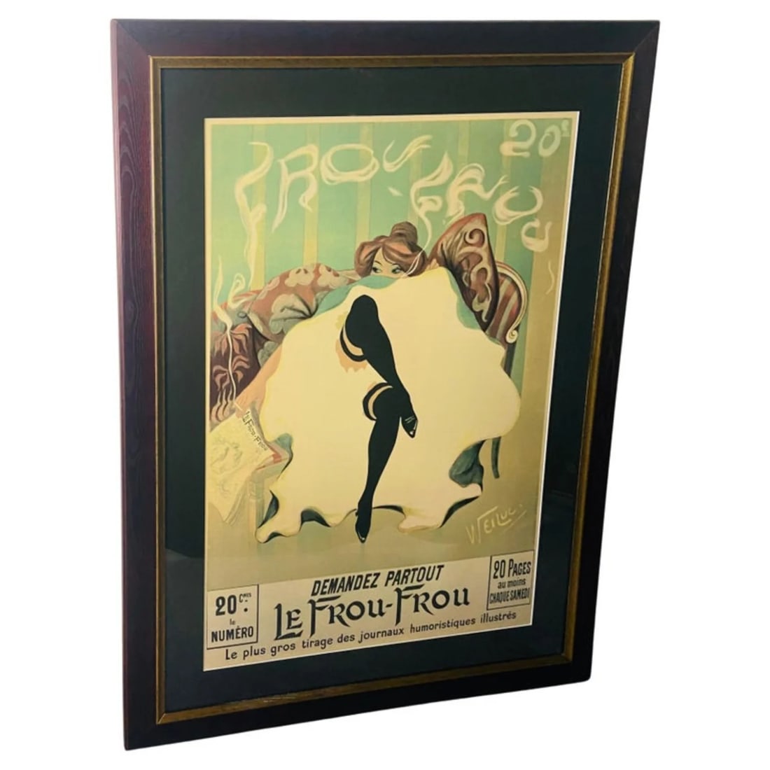 Lucien Henri Weil " WEILUC" Le Frou Frou French Vintage Poster, Wall Art (1 of 3)