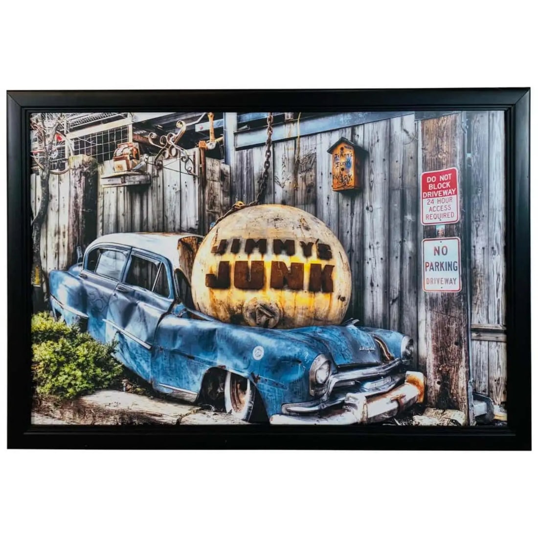 Jimmy's Junkyard Entrance Framed Print 2000s (1 of 2)
