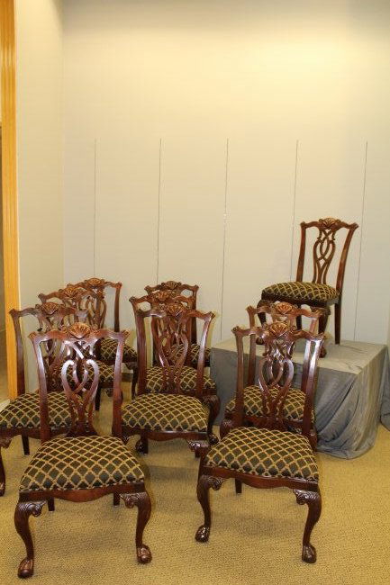 Century Furniture Set 10 Chippendale dining Chairs (1 of 5)