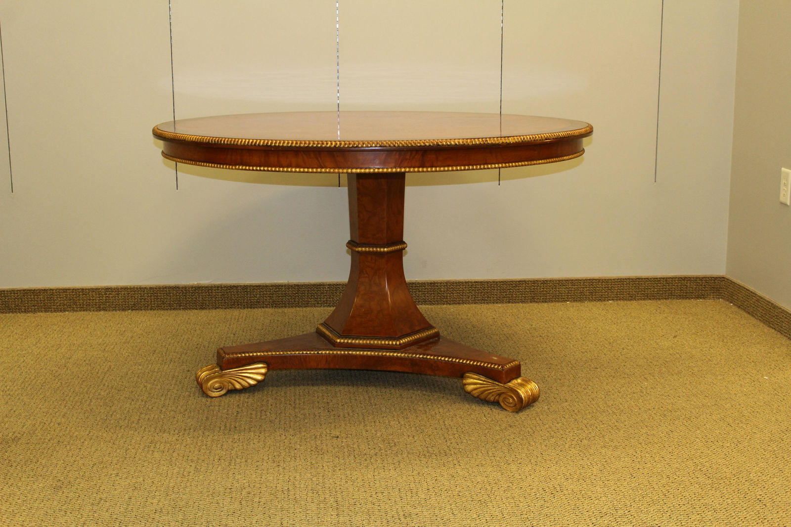 Contemporary Empire style parcel gilt pedestal center (1 of 6)