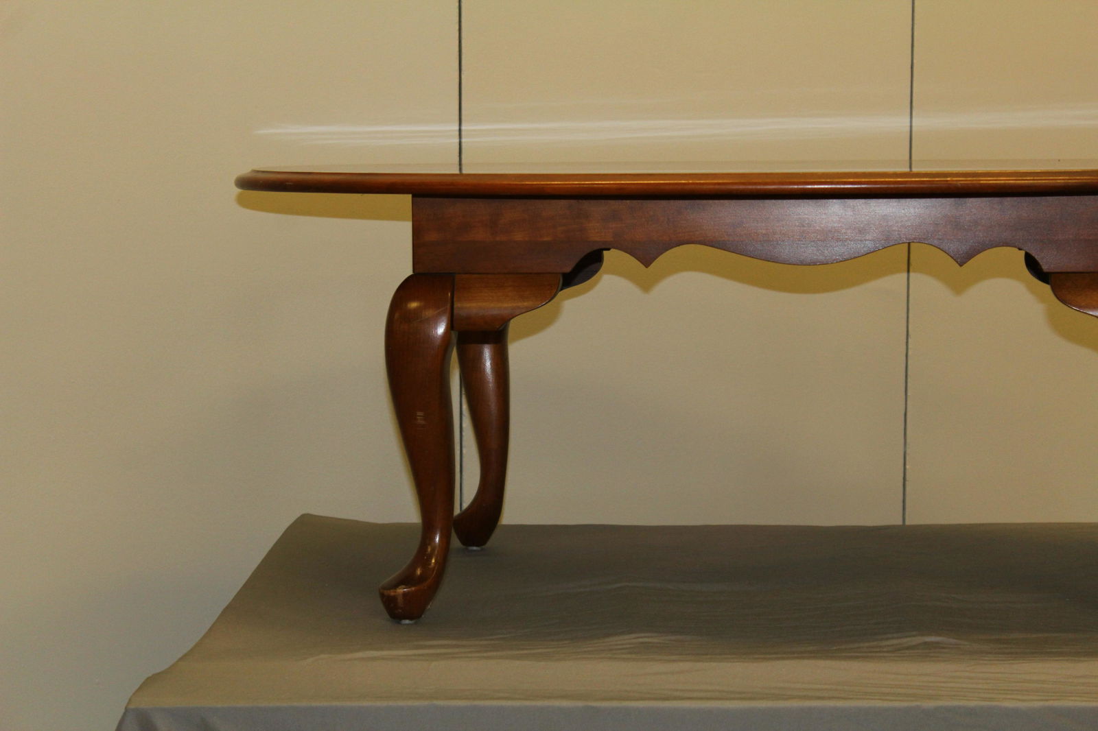 Queen Anne style low coffee table (1 of 3)