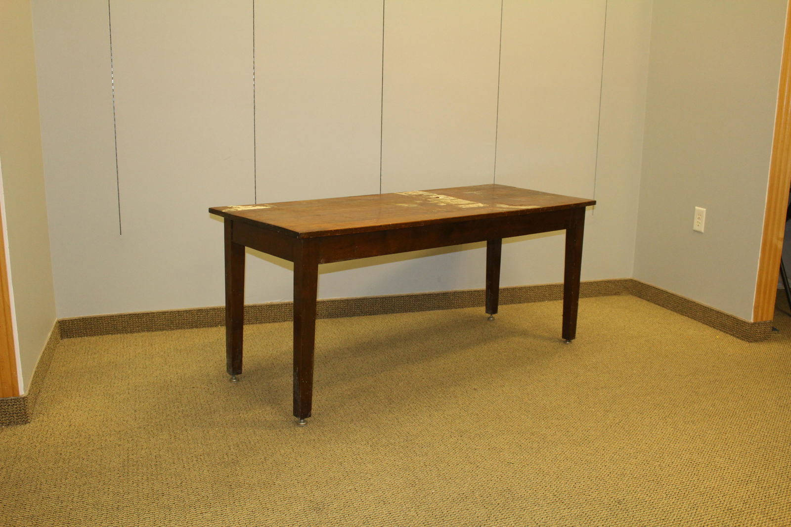 American pine low work table (1 of 3)