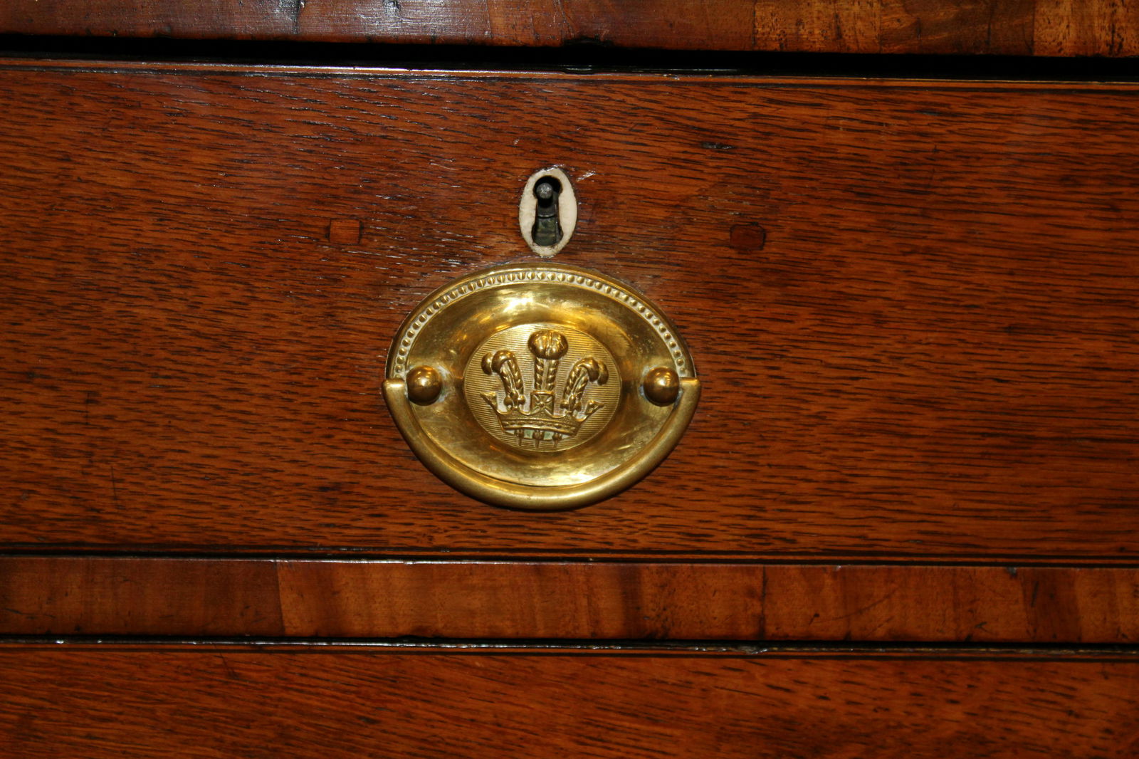 English 18th Century Georgian oak secretary bookcase (1 of 11)