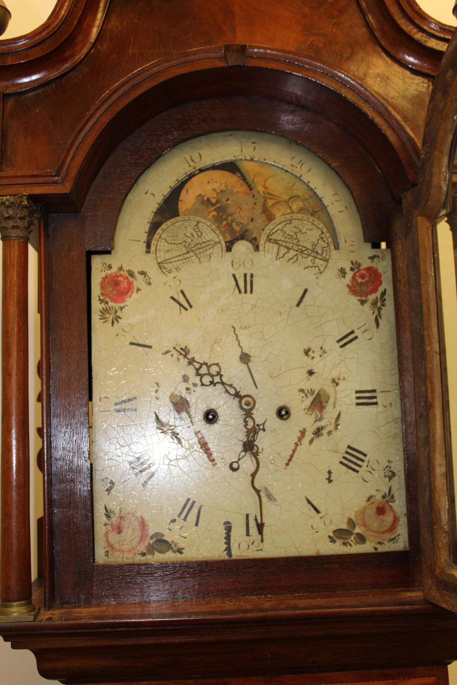 Samuel Lister Bolton 18th C. Mahogany tall case Clock (1 of 12)