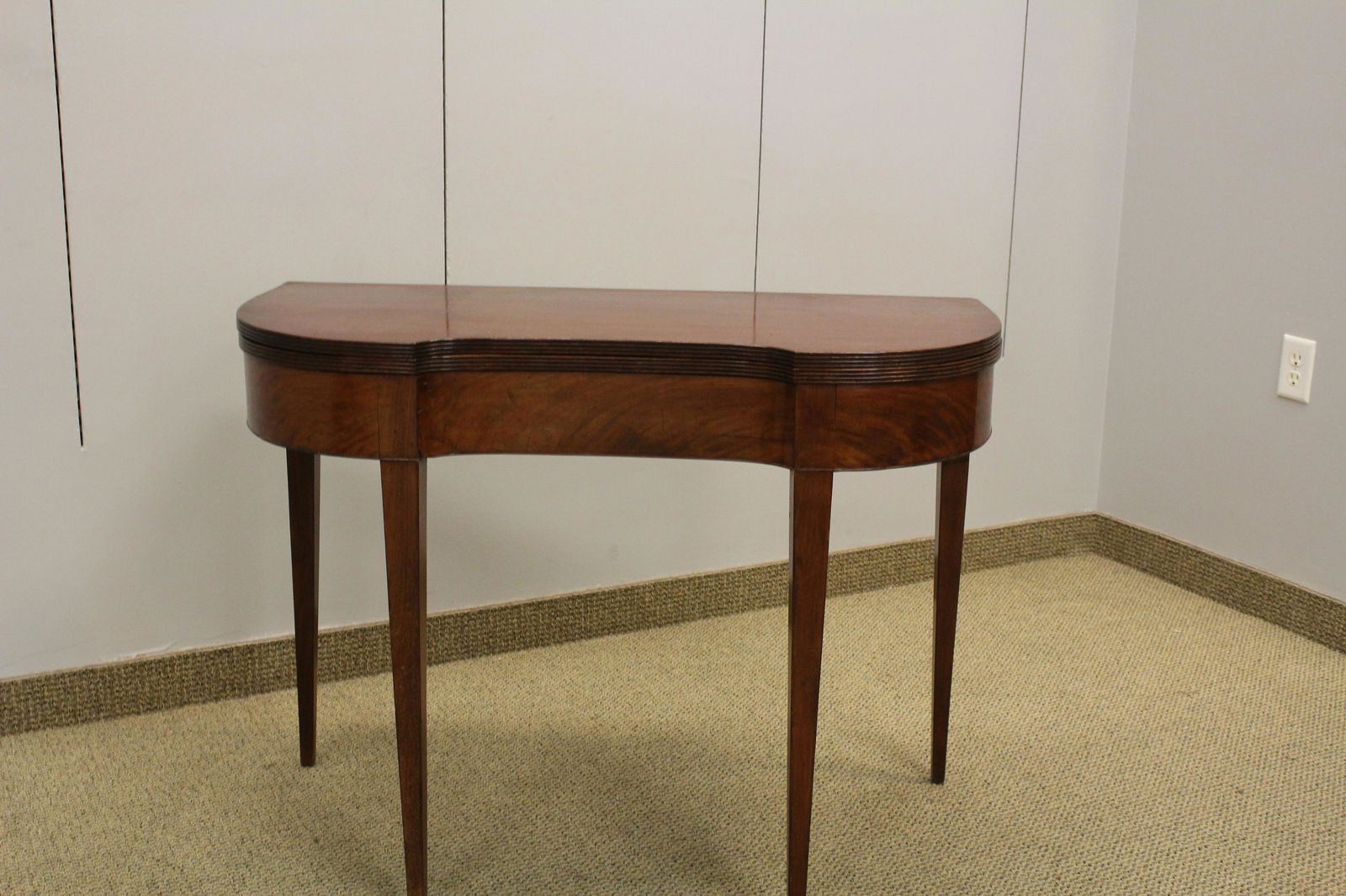 American Federal period mahogany card table likely (1 of 11)