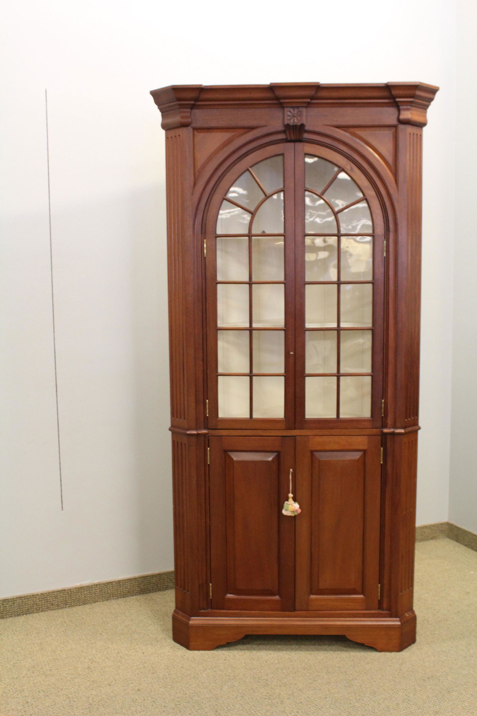 Keith Fritz Cont. Federal Style Corner Cabinet (1 of 12)