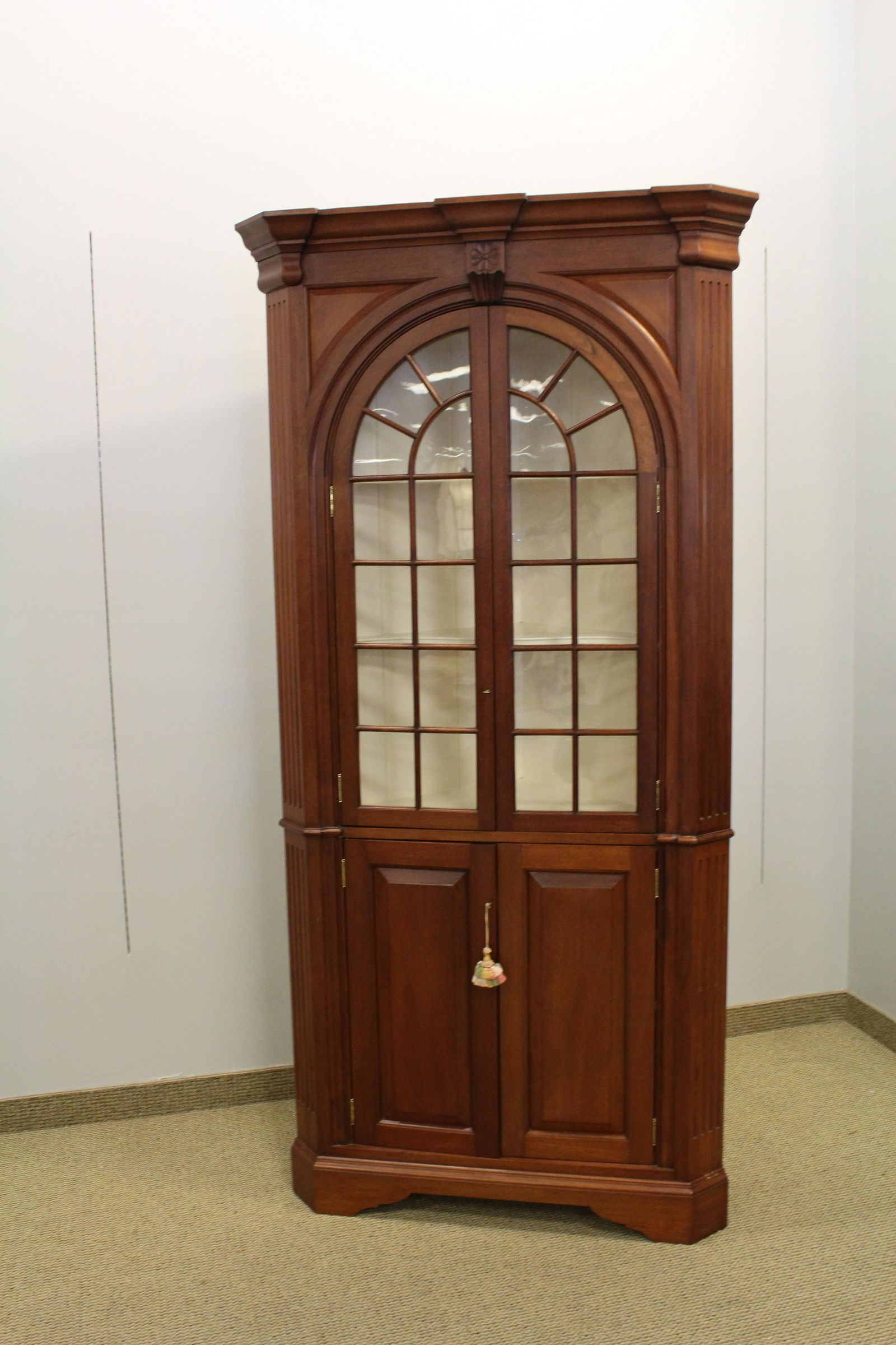 Keith Fritz Cont. Federal Style Corner Cabinet (1 of 10)