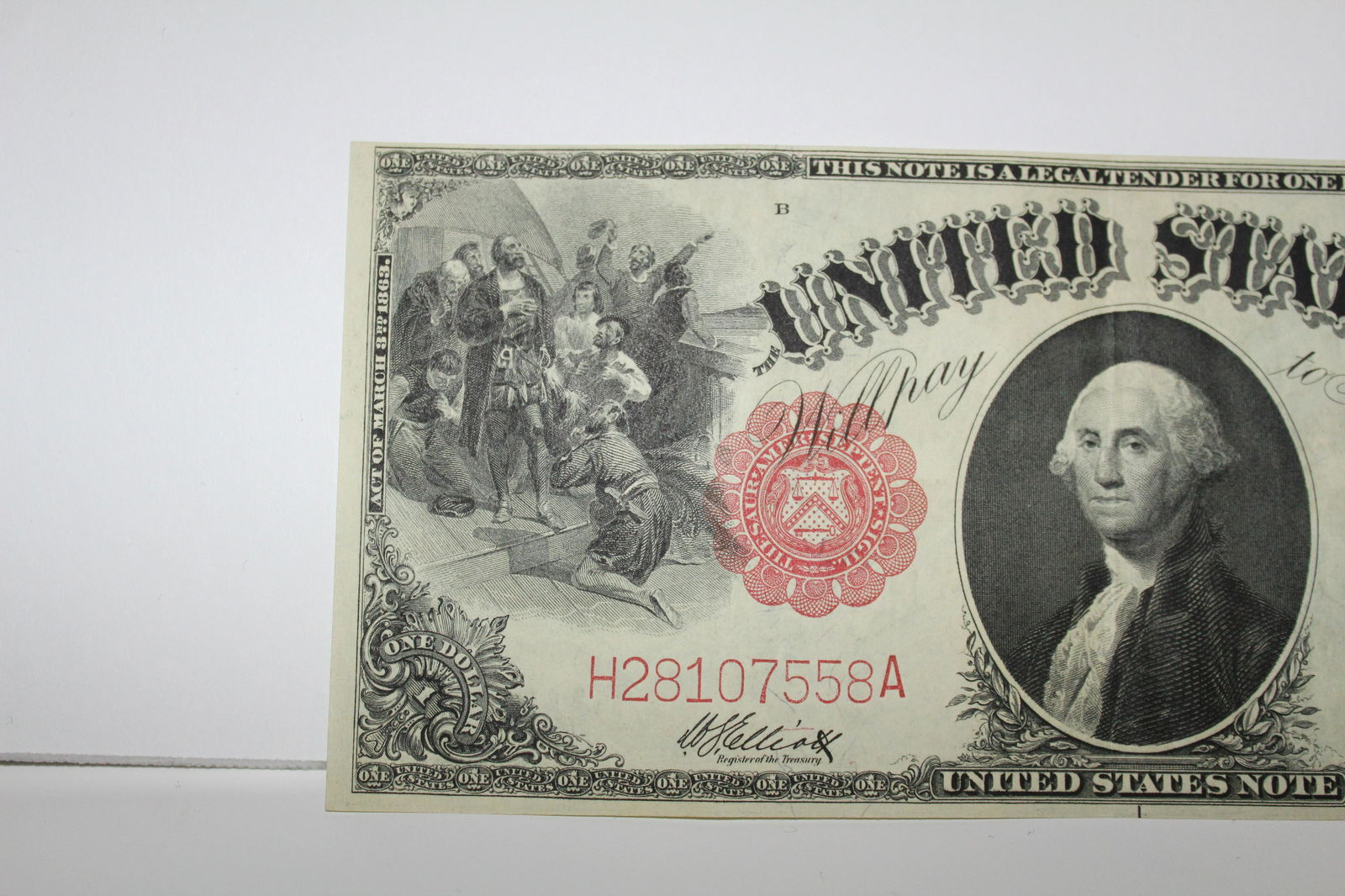 1917 $1 Large Size U.S. Legal Tender Note One Dollar (1 of 5)