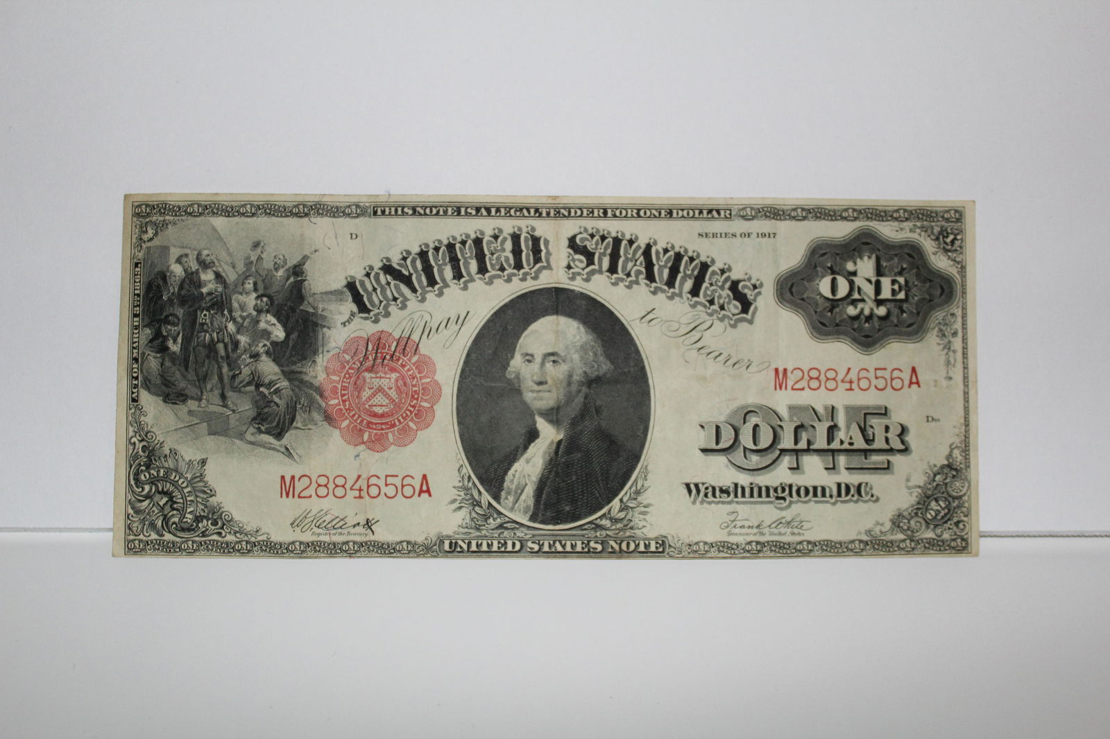 1917 $1 Large Size U.S. Legal Tender Note One Dollar (1 of 7)