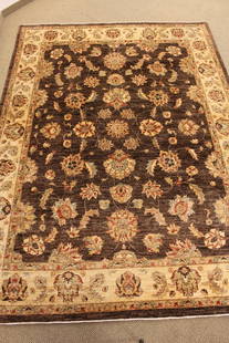 Wool Carpet: 104" x 142"