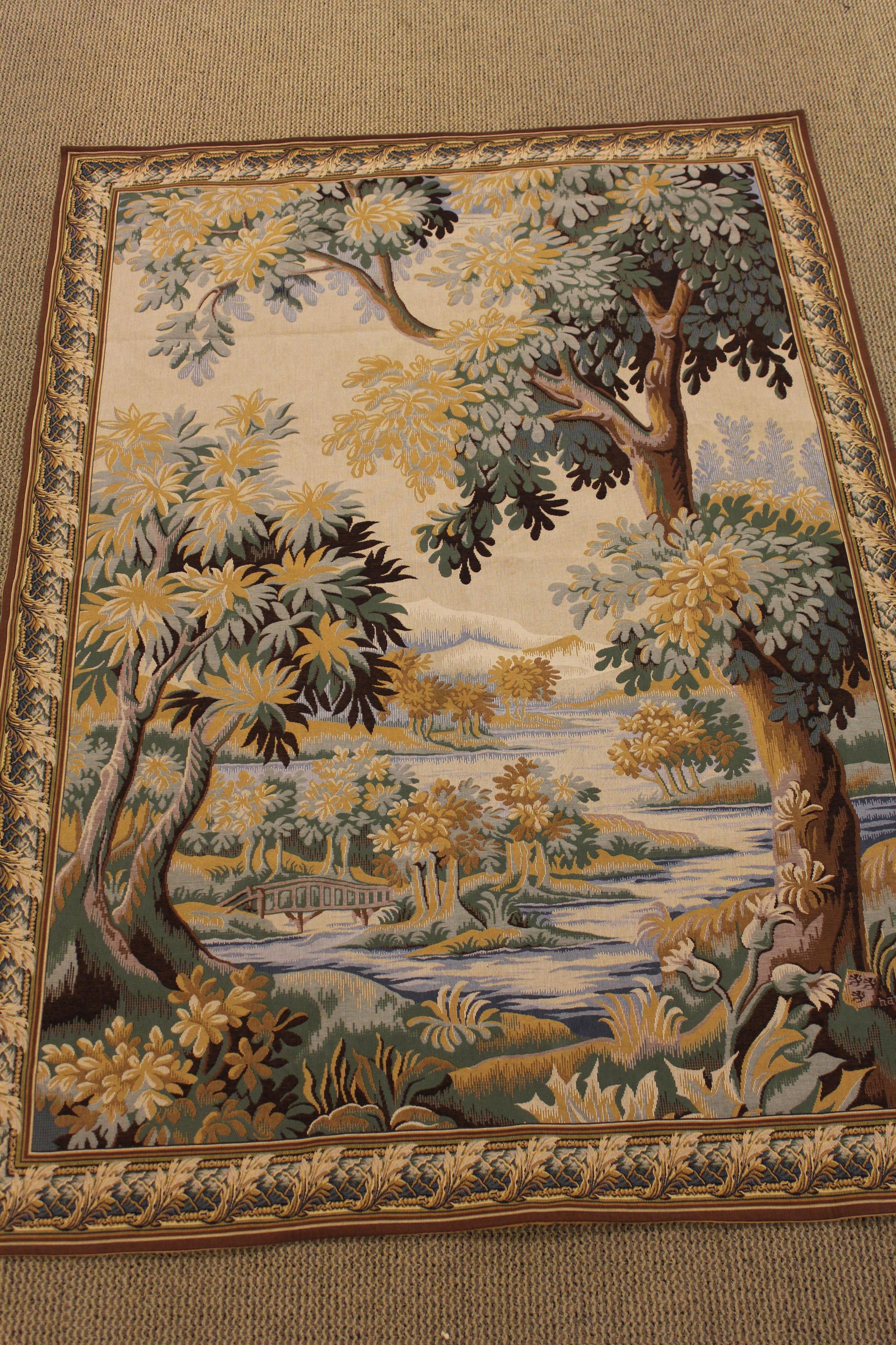 Contemporary  French Halluin Tapestry (1 of 4)