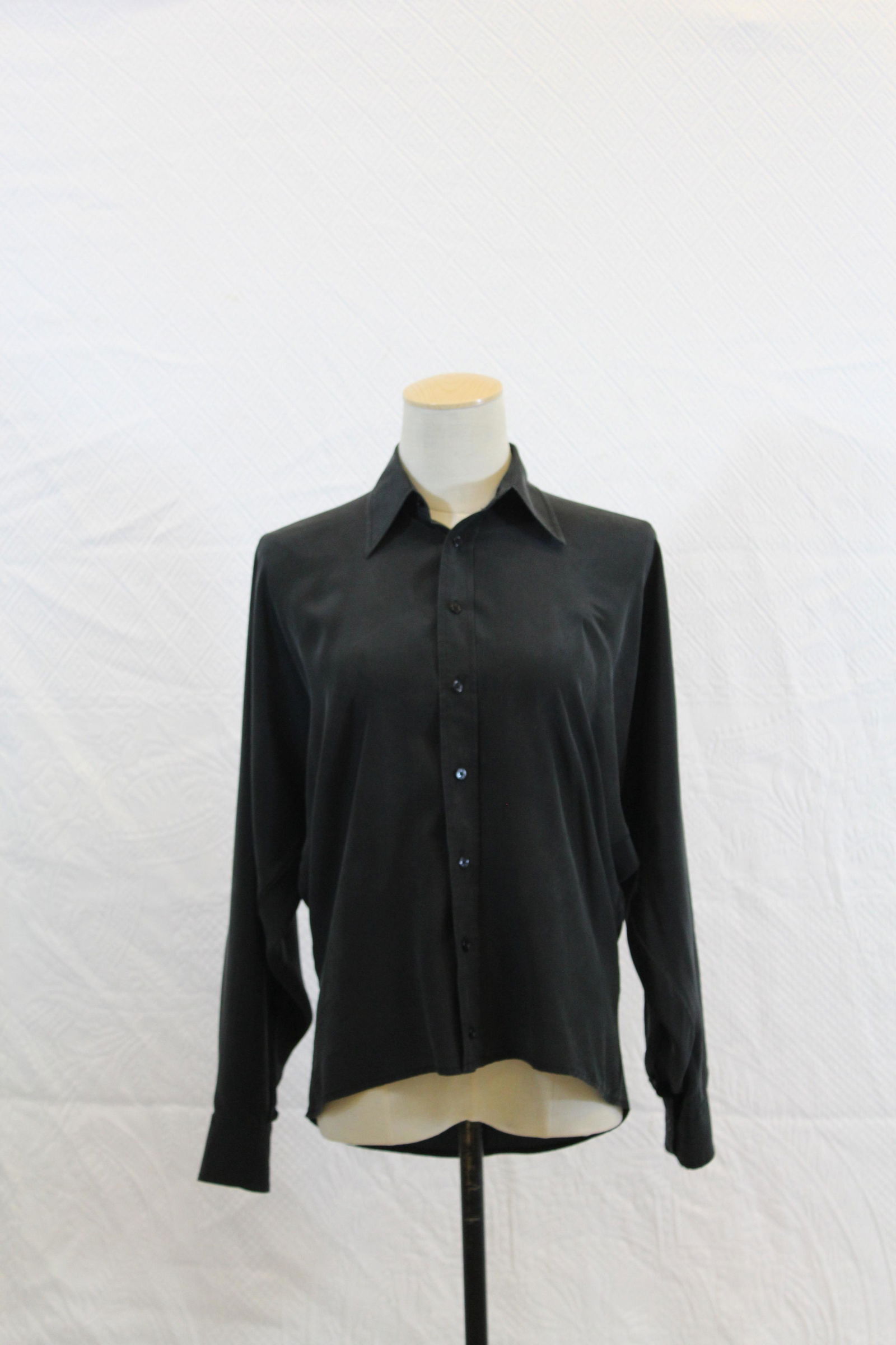 Ralph Lauren Black Silk Blouse Black Label (1 of 3)
