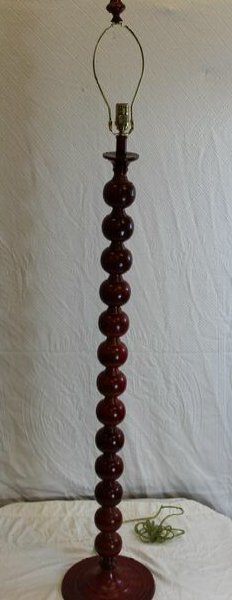 Bradburn Gallery Red Painted Metal  Floor Lamp (1 of 1)